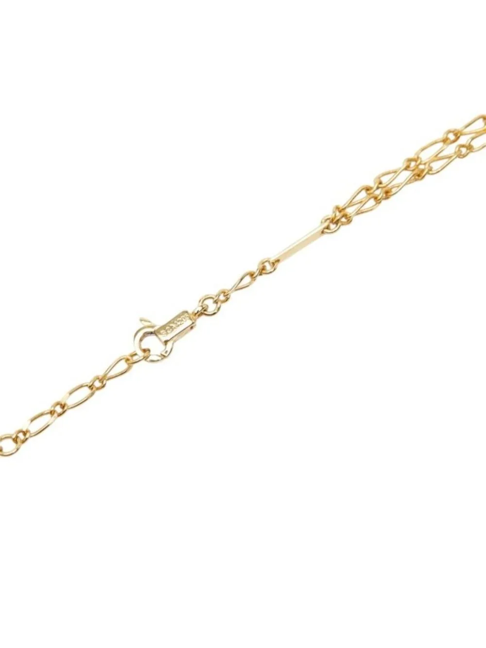 Celine Triomphe Padlock Necklace Gold Plated
